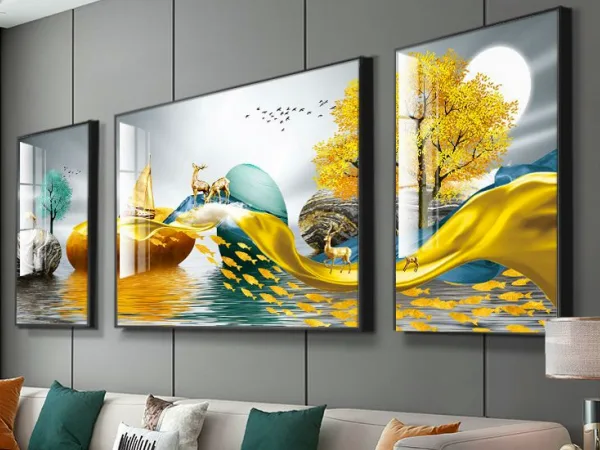 Quadros de porcelana cristal
